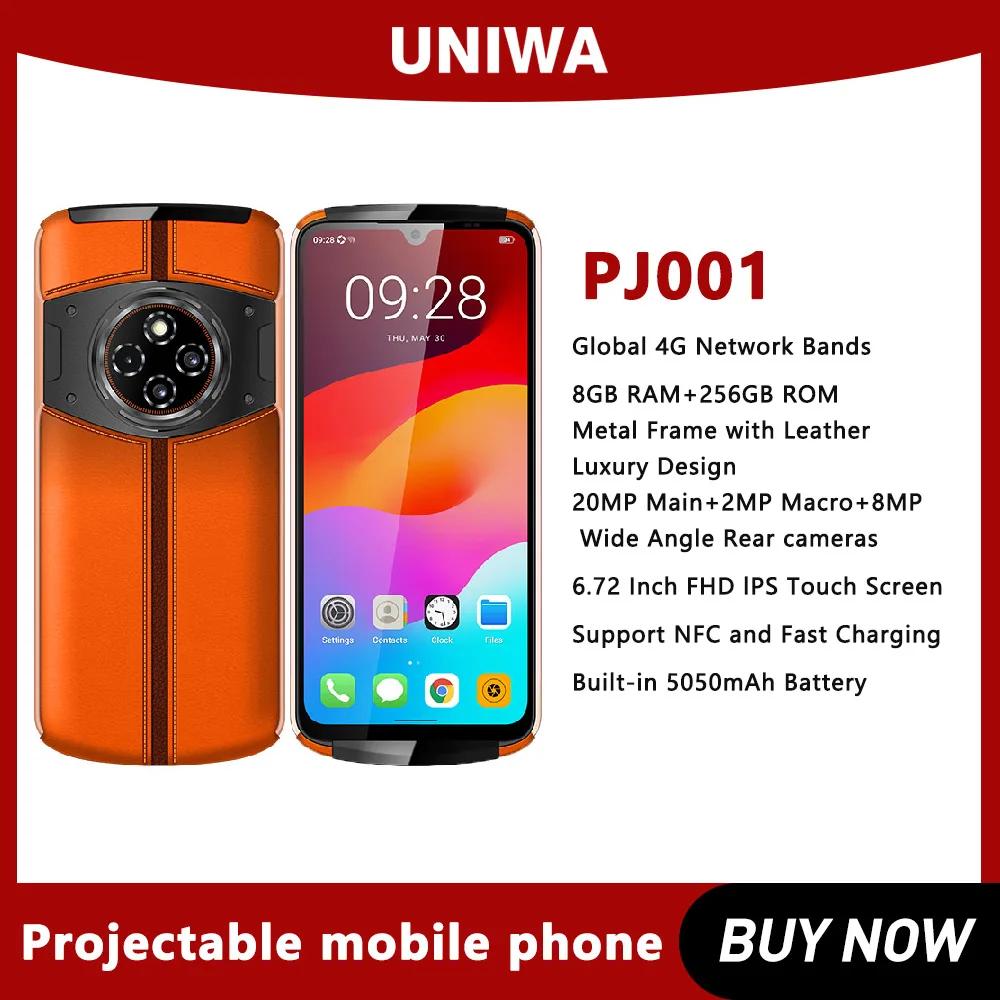 UNIWA Ʈ 6.72 ġ FHD 8GB RAM + 256GB ROM  SIM 4G ȵ̵ Ÿ  , ޴ NFC  , PJ001